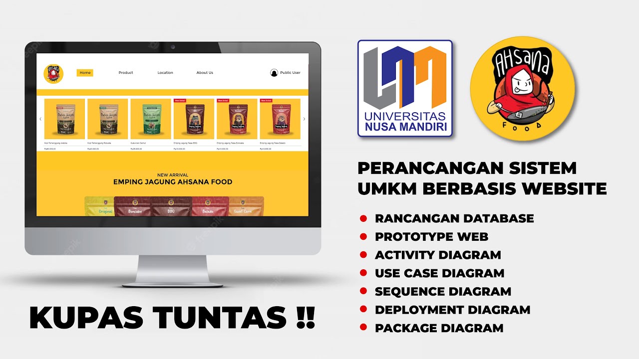 PERANCANGAN SISTEM INFORMASI PERSEDIAAN BARANG BERBASIS WEB PADA UMKM AHSANAFOOD