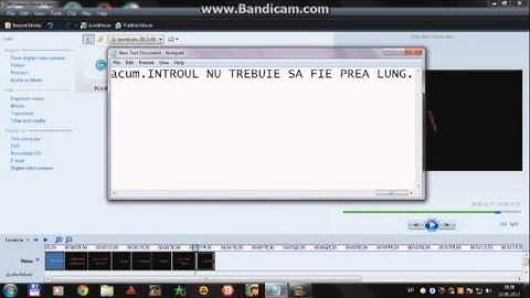 Cum sa faceti un intro simplu pentru incepatori cu movie maker