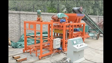 QT4 18 Automatic Cement Concrete Block Paver Brick Making Machine