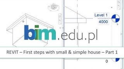 REVIT – Simple house – Grids, walls, roof – Part 1/5 [Multi-language sub] [English voice]