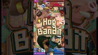 Clash Royale Hog Bandit! Daily Combo Synergy Hog Rider Bandit Deck Tips Strategy