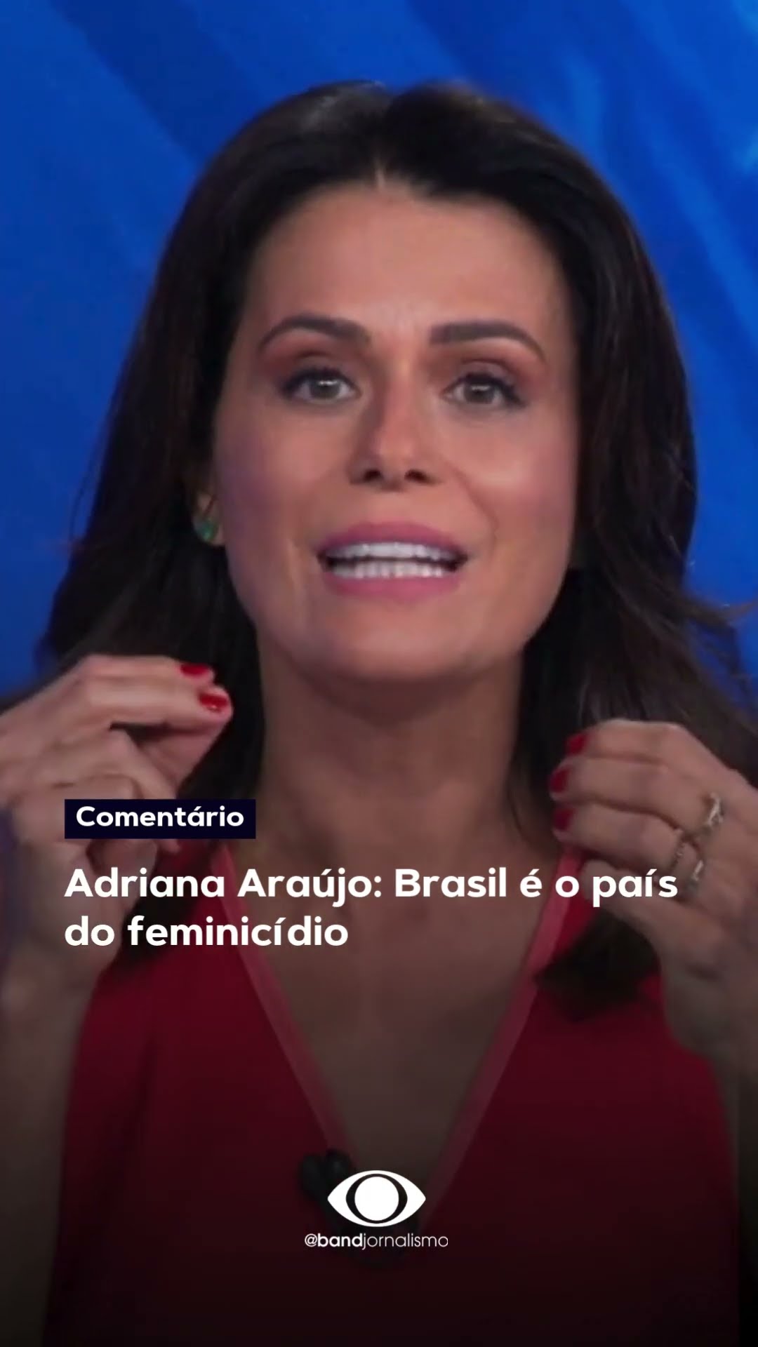 Adriana Araújo: Brasil é o país do feminicídio #shorts