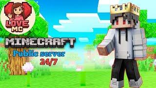 Love Mc Public server 24/7 #live #Publicserver