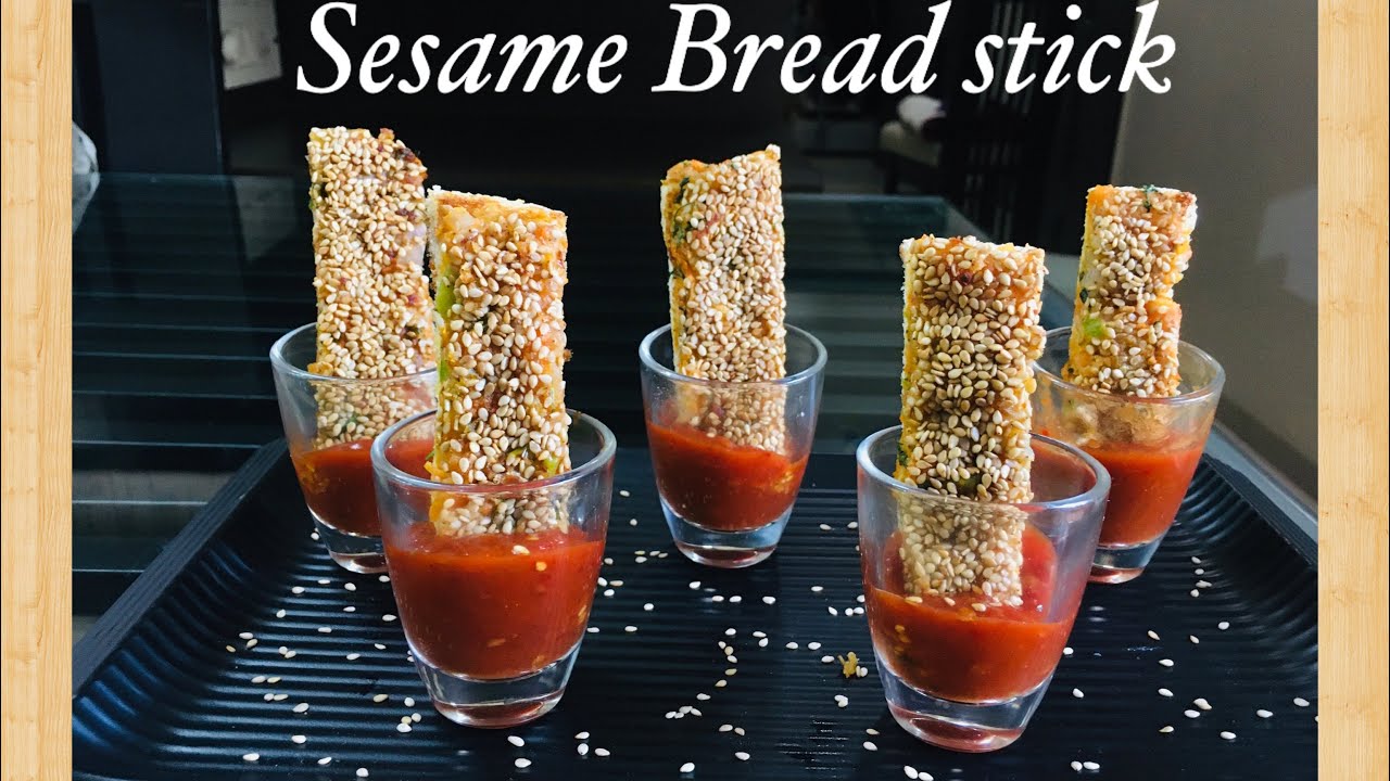 Bread sesame stick |veg Bread finger|best and easy starter🍞|