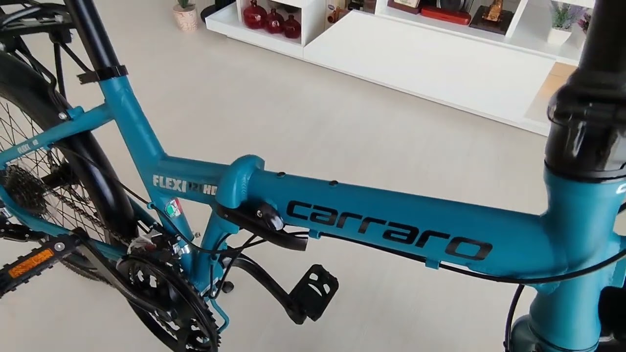 Carraro Flexi 121 HD Katlanır Bisiklet İncelemesi Hidrolik Disk Frenli Model