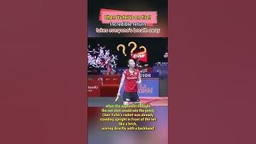 【Chen Yufei is on fire! Incredible return takes everyone