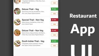 Restaurant App UI (User Interface) - Fourtek