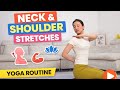 NECK &amp; SHOULDER PAIN RELIEF  10 MIN YOGA