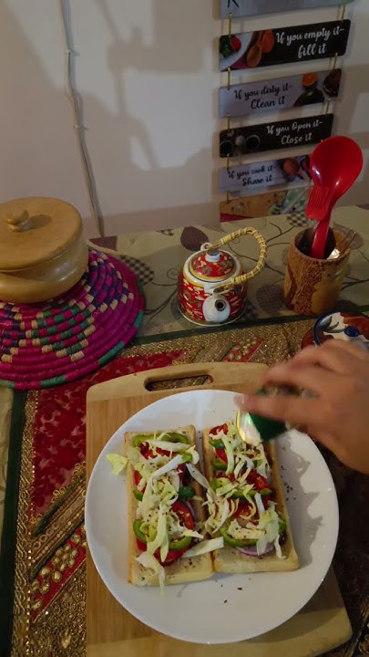 homemade-subway-veggie-delight-youtube-shorts-shorts-subway-sandwich