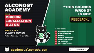 Details Translation Quality Review & LQA: Free Course Module 3 of 5 | Alconost Academy News
