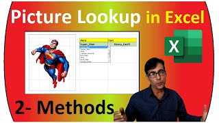 How to create picture lookup in excel in hindi || 2- method for excel picture lookup
