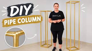 How to Make a DIY PVC Pipe Column for Balloon Decor