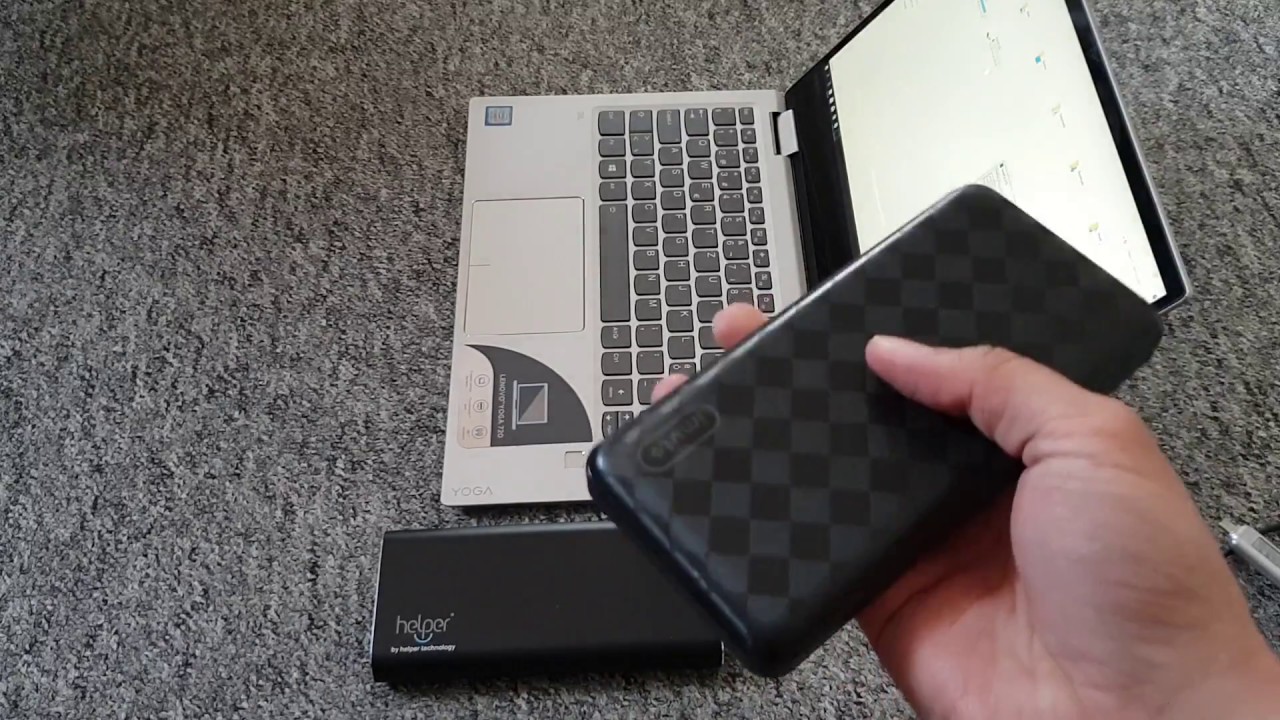 Usb C Laptops mit Powerbanks aufladen und betreiben? Lenovo Yoga 720