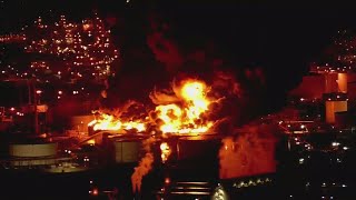 Deer Park, Tx. petrochemicals plant fire