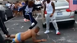 Caught on tape: Mississippi State football players brutally attacked on Spring Break