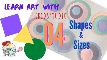 04 Shapes and Sizes| The Importance of Shapes | Kandinsky for Kids | Art Education Video for Kids