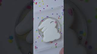 Easy Bunny Cookie!! #bunny #easter #diy #cookies #yummy #cookiedecorating #shorts #bake #easy #cute