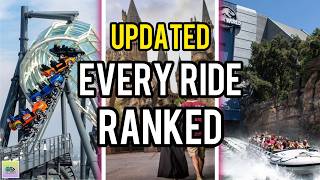 UPDATED RANKING - Universal Studios Hollywood EVERY Ride Ranked 2026