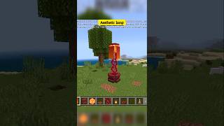 Minecraft aesthetic fire them lamps 🔥 | #minecraft #gaming #shorts