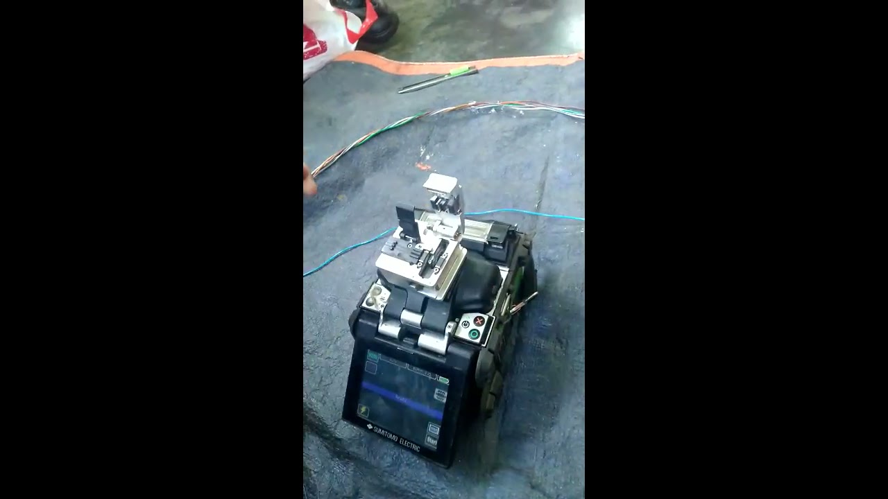 Optical fiber cable splicing jio in Assamese YouTube