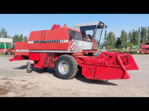 Мини комбайн Massey Ferguson 507 1987 - видео 1