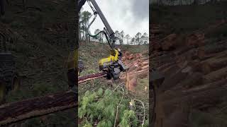 How To Make The 1270G Harvester Work Smoothly#Harvester #Tree #Johndeere #Viral #Live #Woodworking