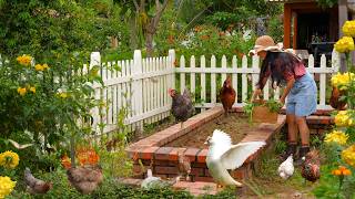 The Art of Cozy Living in the Countryside | Garden, Chickens & Homemade Cake 🍂