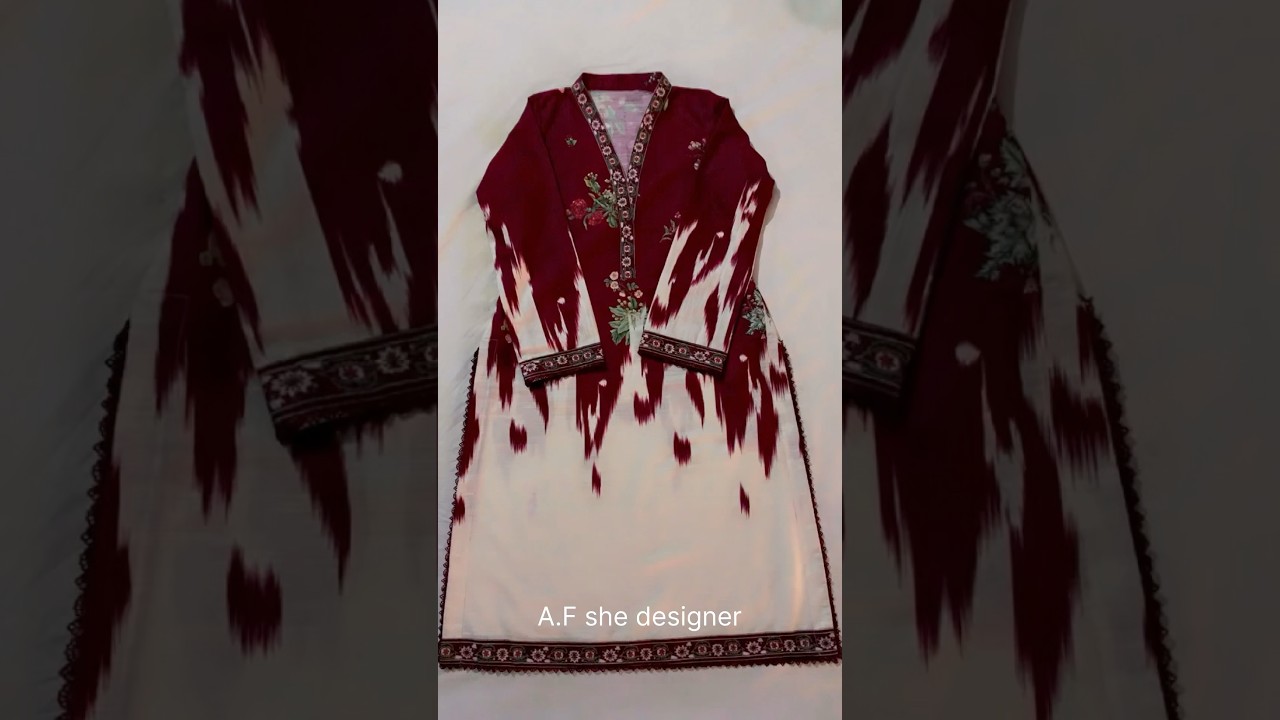 Viral😳overlap V neck design😊2026