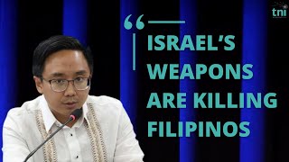Raoul Manuel: The Philippines is paying Netanyahu millions for weapons used against its own people