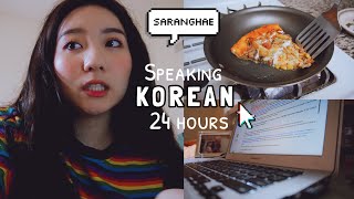Speaking Only Korean for 24 hours Challenge 🇰🇷 a day in my life
