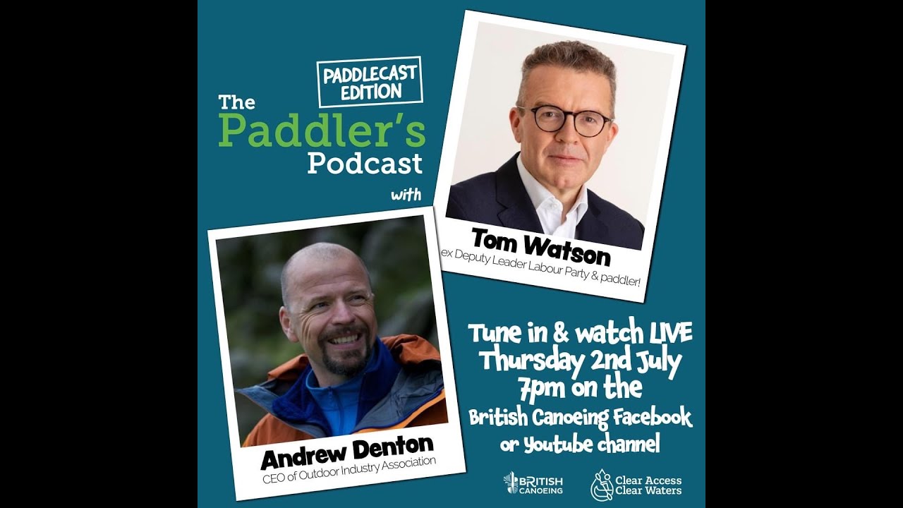 Paddlecast - Etienne Stott chats with Tom Watson and Andrew Denton