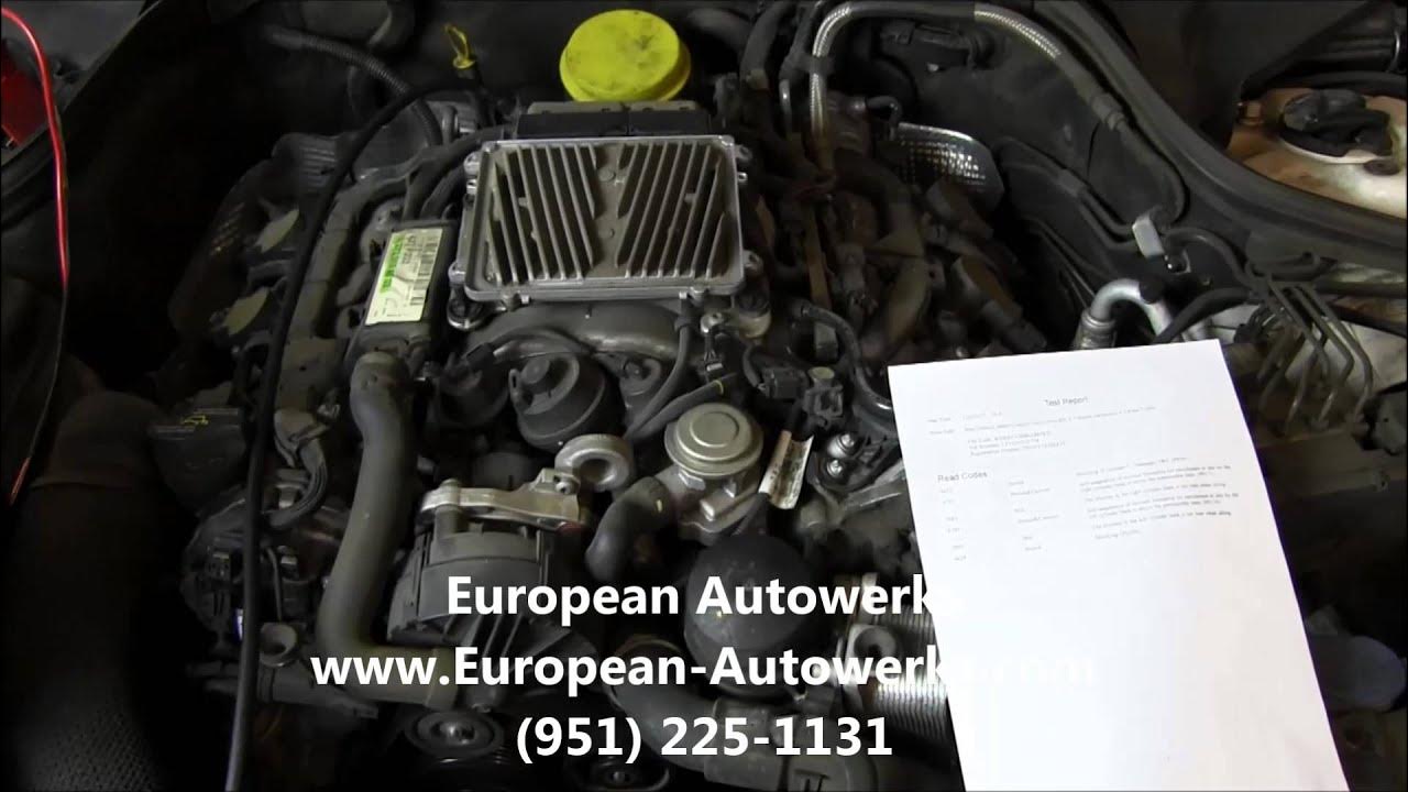 Mercedes Benz Repair Temecula, Murrieta, Codes P0171, P0174 Lean