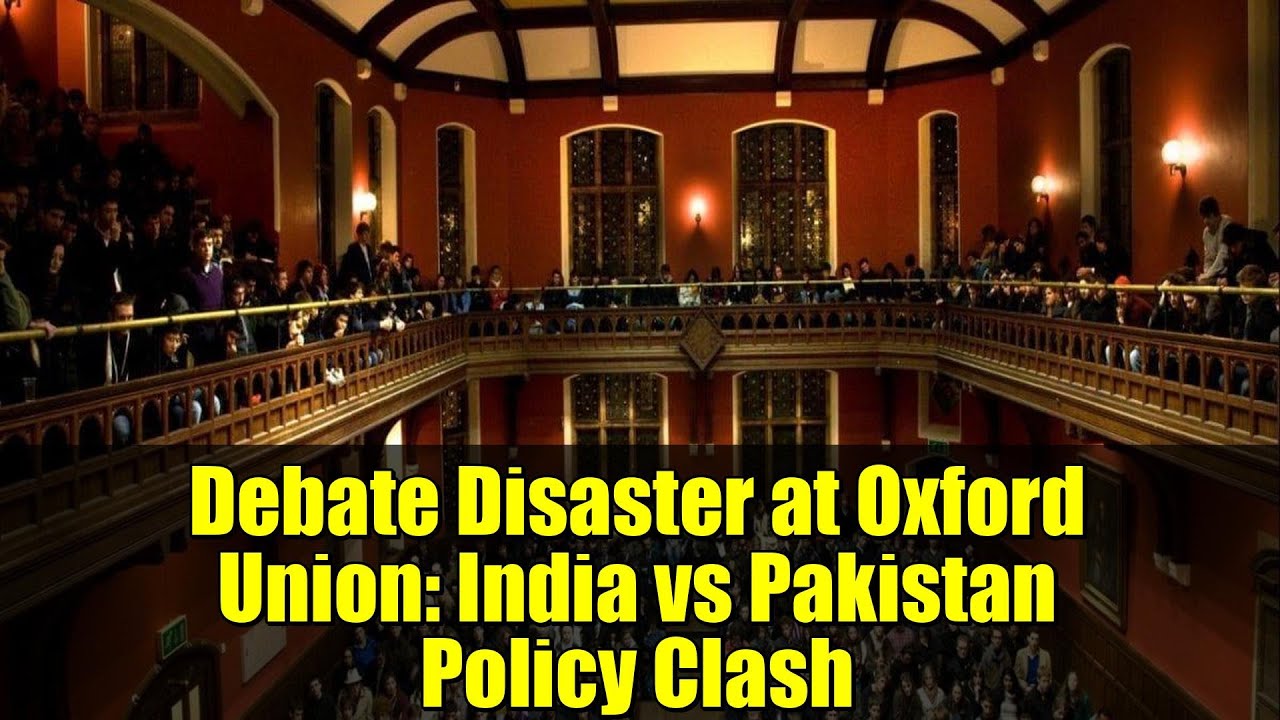 Катастрофа на дебатах в Оксфордском союзе: столкновение политических взглядов Индии и Пакистана.