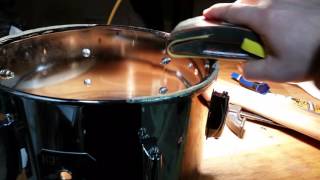 HOW TO REPAIR DRUM BEARING EDGES WITH GORILLA GLUE