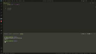 How to print out something into terminal in python