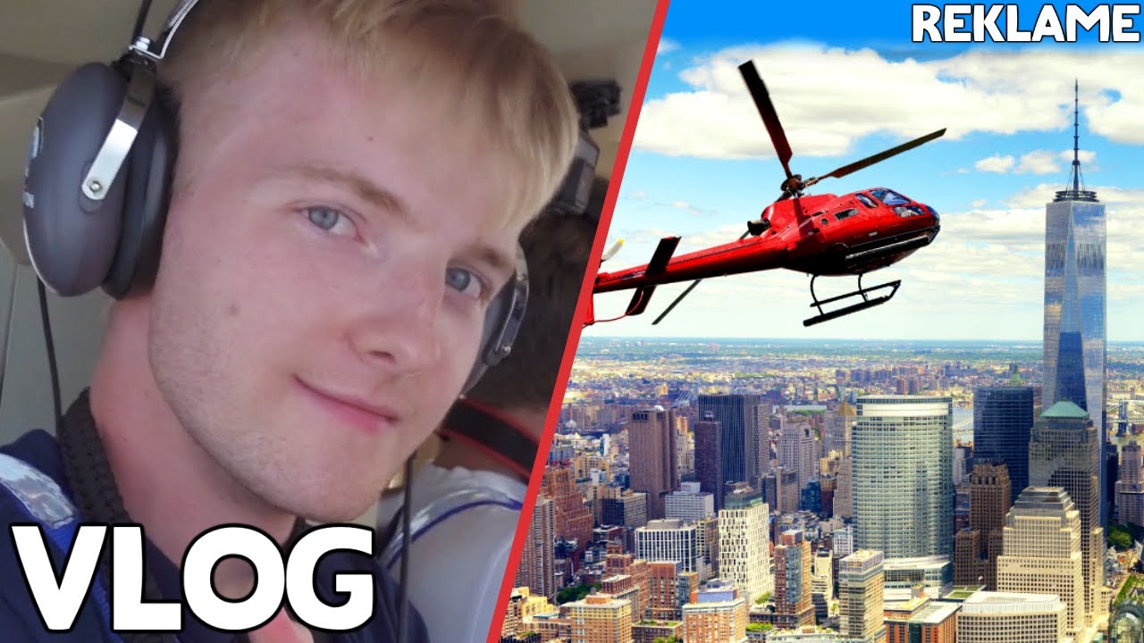 FLYVER HELIKOPTER OVER NEW YORK! // VLOG (reklame)