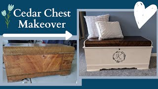 Cedar Chest Makeover