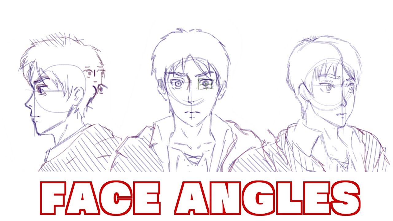 How to Draw FACES from Different Angles | Art Tips [Attack on Titan ...
