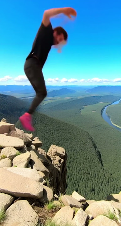 He Stepped Too Close to the Edge… 😱 | What Happens Next Will Shock You! #shorts