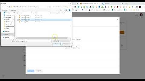 Uploading Audio File to Google Classroom