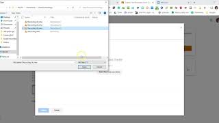 Uploading Audio File to Google Classroom