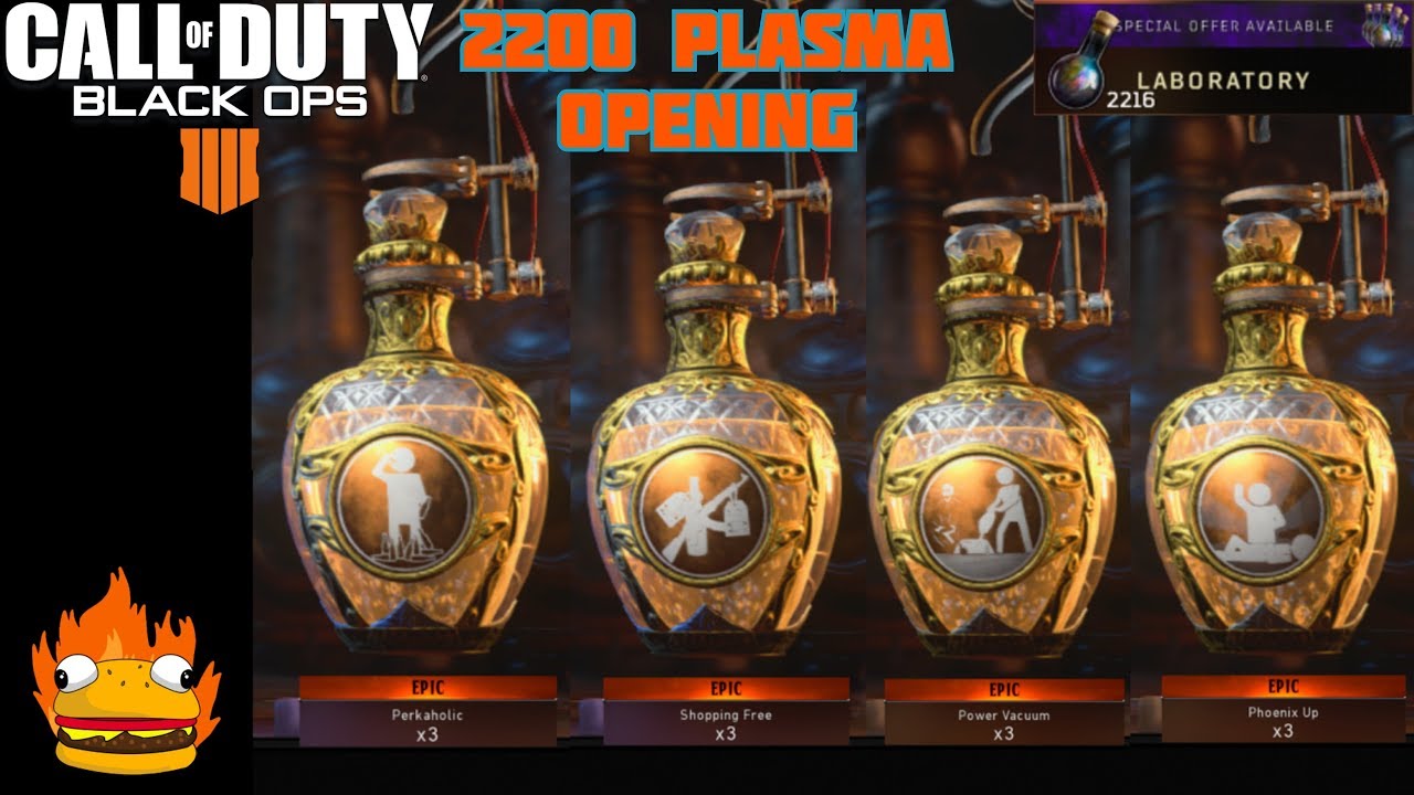 2200 NEBULIUM PLASMA OPENING -BLACK OPS 4 ZOMBIES