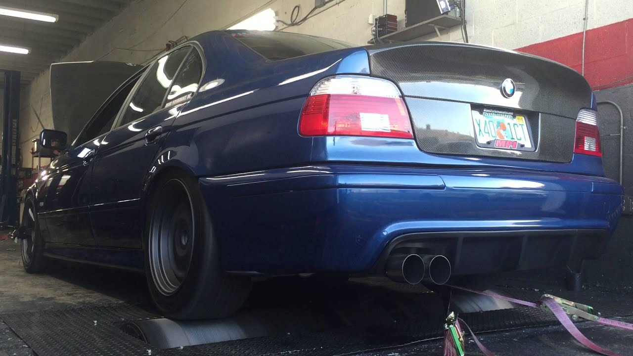 E39 M54B30 Turbo 596whp 558ftlbs of trq 22 PSI YouTube