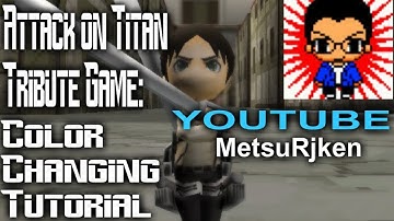 Attack on Titan Tribute Game: How to change the color of your name! (Guild)