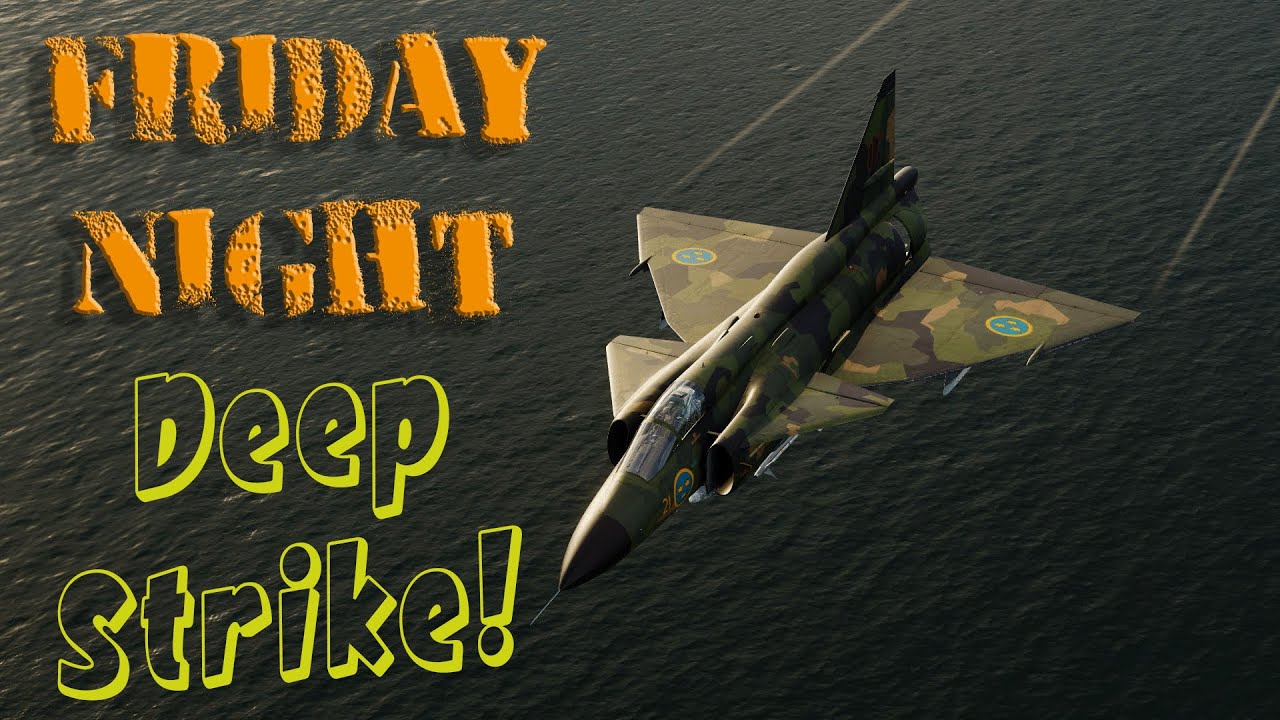 DCS World: Friday Night Deep Strike! | Through The Inferno | Viggen, F-16, F-18