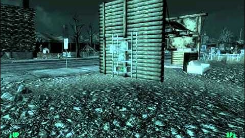 Fallout 3 Real Time Settler Mod - My RTS Village at Night