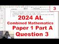 Paper 1 Part A Q3 (Argand Question) 2024 AL Combined Mathematics Paper Discussion