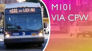 NYC Marathon 2024: M101 Bus Ride via Central Park West (LFSA #5898)