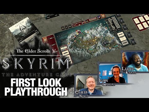 The Elder Scrolls V: Skyrim - Board Game First Look Playthrough - Exclusive