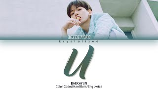 BAEKHYUN (EXO) - 'U' (Doom At Your Service OST Part 3) Lyrics (Han/Rom/Eng)